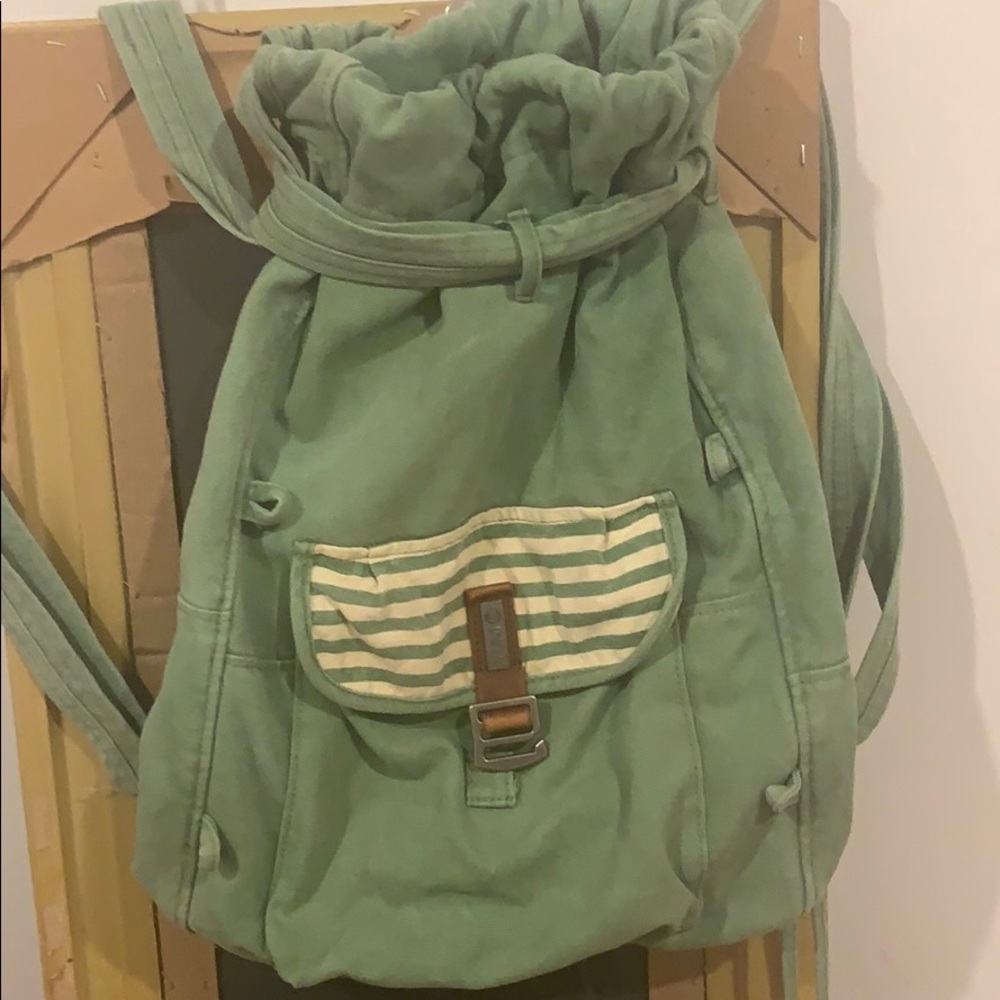 Faded color green sack